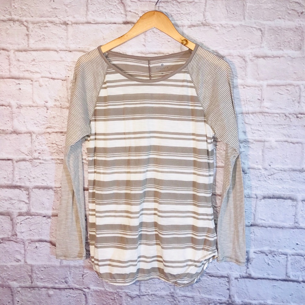 ATHLETA striped t-shirt